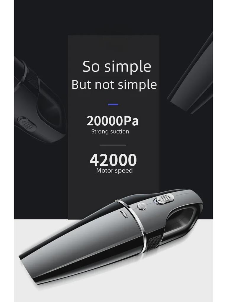 Премиальный мощный беспроводной портативный мини-пылесос для автомобиля