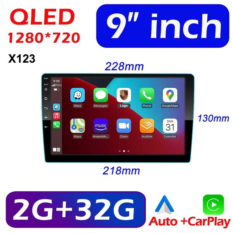 Android 13 Car Radio 64G Autoradio 7/9/10 дюймов Universal android 2 Din GPS BT Central Multimedia Smart car systems