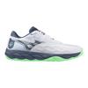 Mizuno Wave Enforce Court Comfortable Shock Absorption Durable Support Low Top Tennis Shoes Unisex Sneaker White 61GA243237
