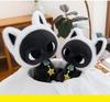 Cartoon Cat Moon Star Plush Pillow Toy for Girls