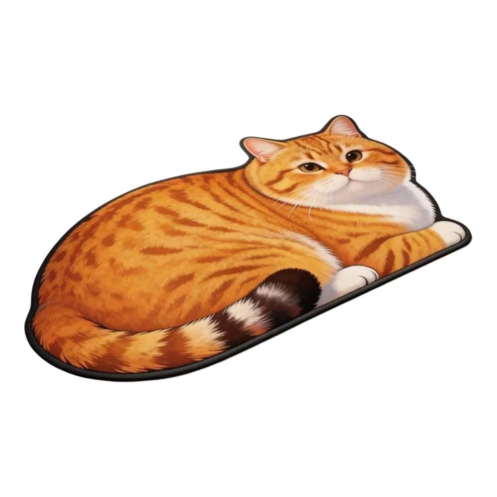 Super Absorbent Cute Cat Diatom Floor Mat Bedroom Door Small Rug Living Room Tea Table Bedside
