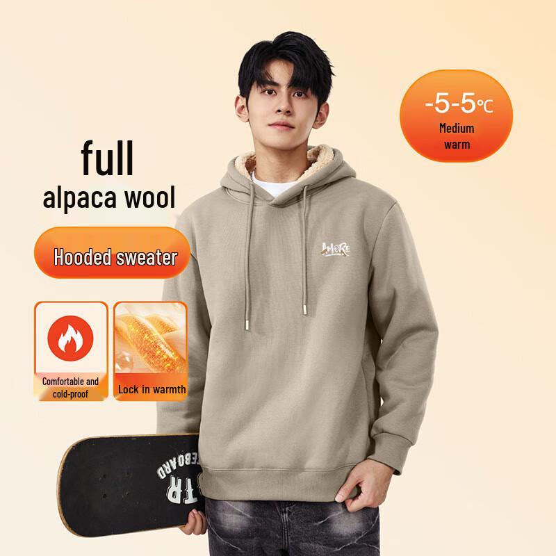 Baleno Men's Winter Fleece Hooded Sweatshirt