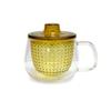 KINTO UNITEA Unimug, 350ml, Yellow, Heat-Resistant Glass, 22915