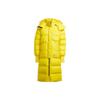 FW22 Solid Color Versatile Zip Sports Hooded Cotton Jacket Women Jacket Yellow HG6894