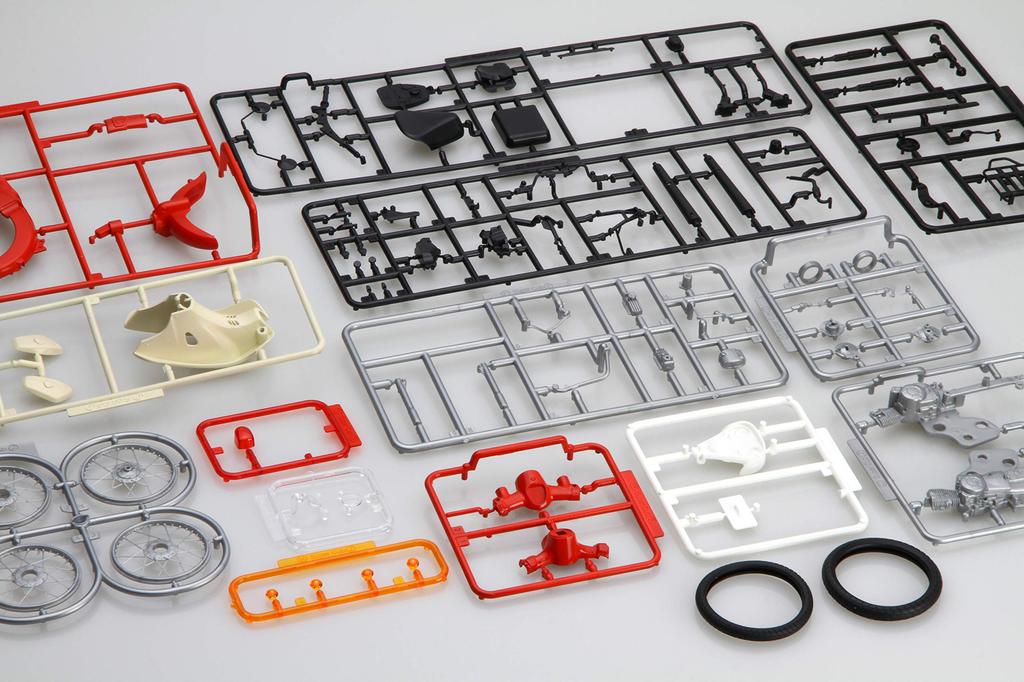 Fujimi Model NEXT Series Honda Super Cub 110 Пластиковая модель 1/12 № 1 EX-3 (60 лет) Цветовая кодировка 12NX1EX-3