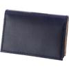 Baggy Port Genuine Indigo-Dyed Leather Card Case ZYS-094 Men's Navy BP-ZYS-094-NV