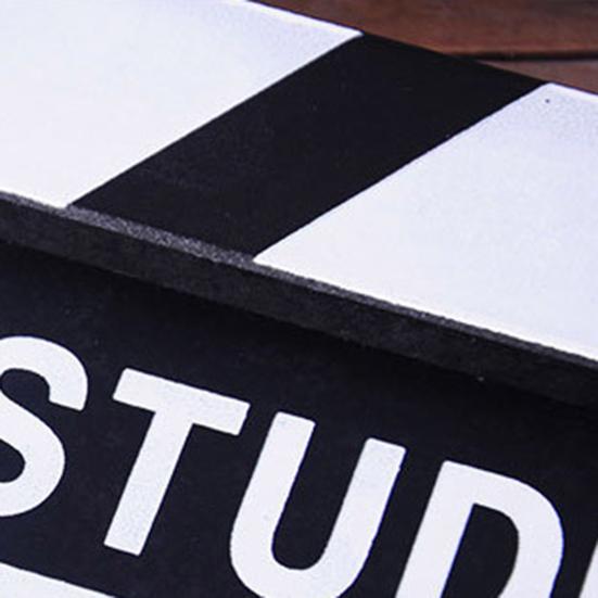 Effective Stable Durable Sturdy Film Director Clapboard Action Movie Clapper Board Video Scene Clapperboard