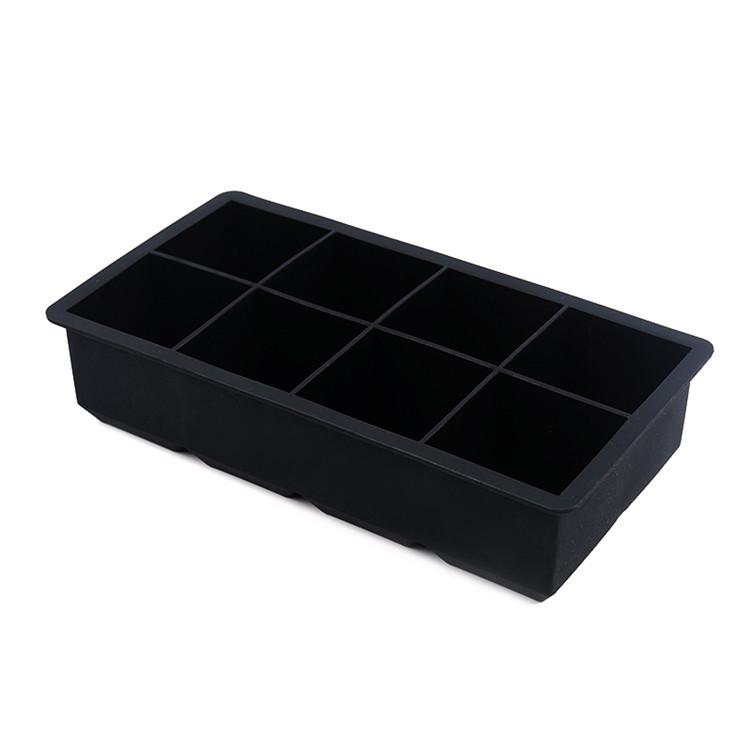 Набор из 6 круглых силиконовых форм для льда с 4-отверстиями для шариков льда и контейнером для льда