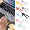 1 Pair Finger Chopsticks Food Grade Reusable Gamers Chopsticks Snack Tong Chip Grabber Tools Food Holder Clip Tweezers Gamer