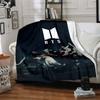 Bts Love Story Flannel blanket, soft and warm, suitable for beds and sofas, all seasons, portable travel blanket. 0730132