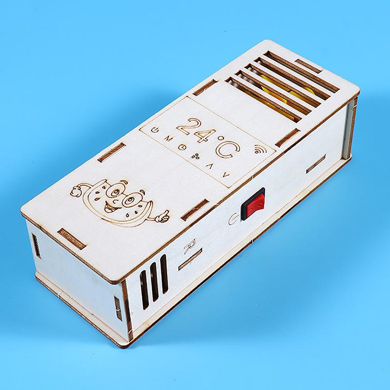 Игрушки для самостоятельной разработки, модель вентилятора кондиционера для детей, электрический образовательный набор, головоломка для экспериментов, детская игрушка