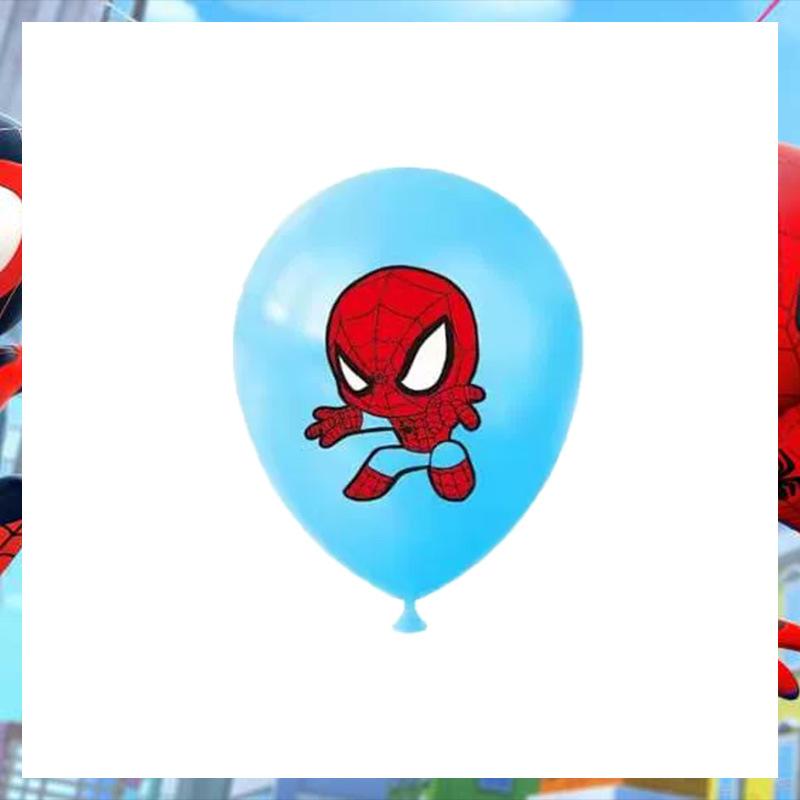 Spot Spider-Man And His Amazing Friends Birthday Party Decoration Balloon Flag Cake Power Strip Party Supplies
