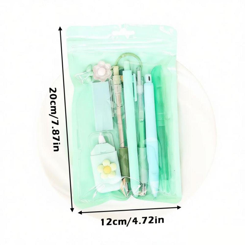 8-in-1 Stationery Set Flower Series Highlighter High Quality Correction Tape Students