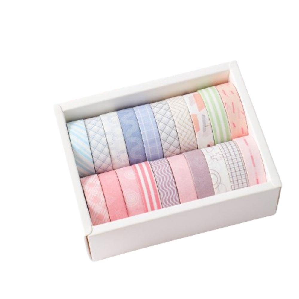 Multiple Colors Thin Masking Tape Gift Wrapping Decorative Tape Tape Set  Scrapbooking
