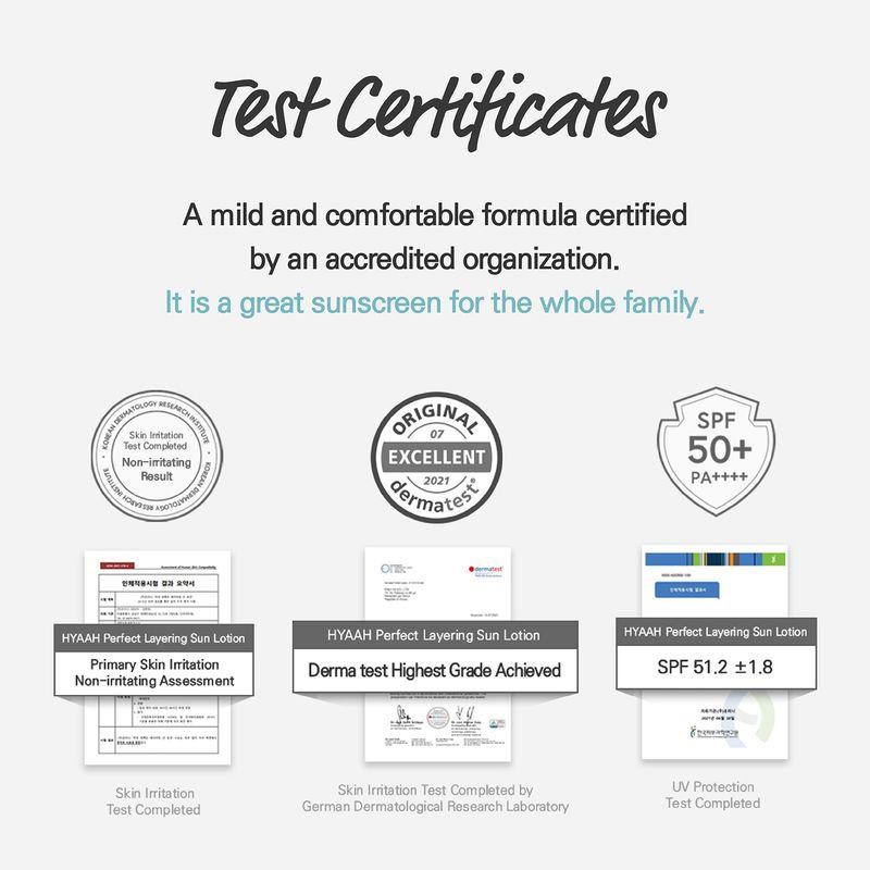 HYAAH Солнцезащитный лосьон для идеального наслаивания 40 мл
