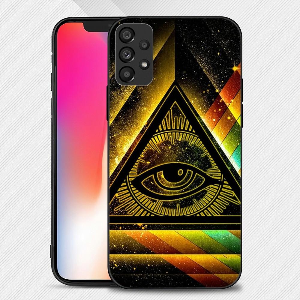 Eye of Providence Phone Case For Samsung Galaxy S22 S23 Ultra S21 S20 FE Plus Note 20 Soft Cover