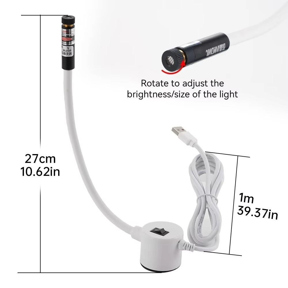 Portable Magnetic Positioning Quilting Light for Sewing Multifunctional Single/cross-line Positioning Lights Work Light USB