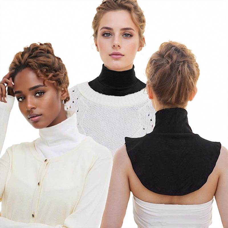1 шт. Защита шеи Внутреннее белье Ложный воротник Мягкий Высокий воротник Декоративный воротник Шарф Накидка Приятный к коже Немецкий вельвет Теплый