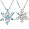 Женское ожерелье с подвеской в ​​виде снежинки, ювелирные изделия, стильное женское ожерелье с подвеской для улицы