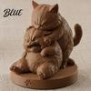 Милый Кошачий Настольный Аксессуар Фигурка Играющих Кошек, 3D Печатная Игривая Статуэтка, Фигурка для Эркерной Ниши Коллекционная Кошачья Скульптура Настольное Украшение Подарок для