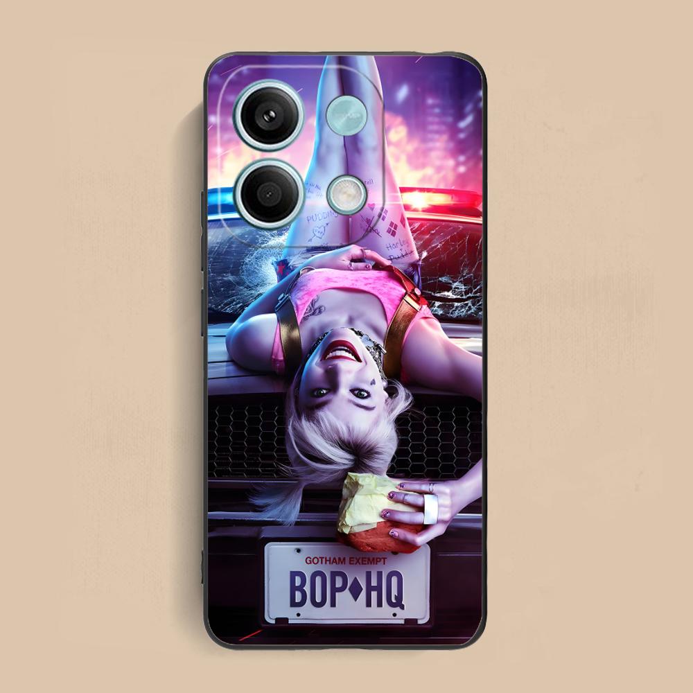 Чехол для телефона для Xiaomi Redmi Note 14 13 12 11 A5 3 2 1 Pro Plus 4G 5G Чехол с цветной печатью Мобильные телефоны Красивая Девушка Джокер Монстр