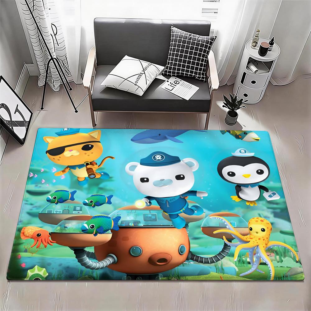 Abstract C Column Floor Mat Eco Flannel Doormat Non Slip Odorless Indoor Floor Rug Soft Short Plush Home Mat