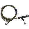 Bimoo 1PC 30LB 35LB 45LB Fluoro Carbon Fused Carp Link High Carbon Carp Main Line Braided Carp Leader Trace with Terminal Swivel
