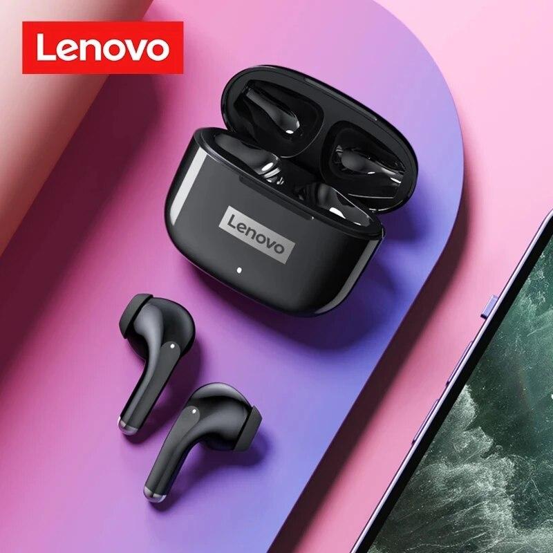 Оригинальные наушники Lenovo LP40 Pro TWS, беспроводные Bluetooth 5,1, спортивные наушники с шумоподавлением, сенсорное управление, 250 мАч