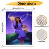 Disney oil painting magical starry night animal art painting home decoration
