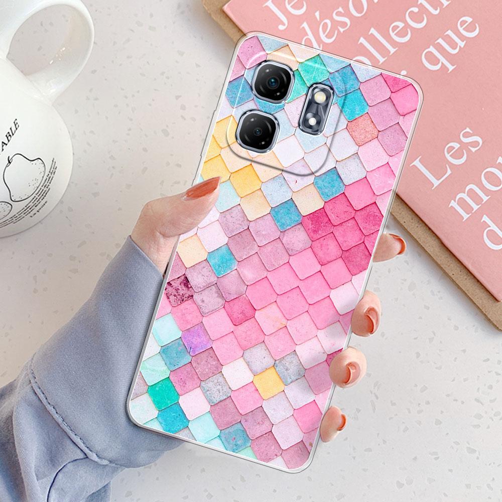 Чехол для Infinix Smart 9 X6532, противоударный, прозрачный, из мягкого силикона TPU, чехол для телефона для Infinix Smart 9 X6532, новый чехол с принтом