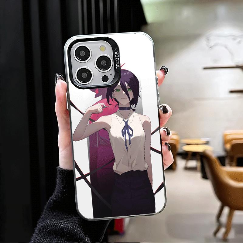 Аниме Персонаж R-Reze CSM Мягкий Чехол для Телефона для iPhone 15 16 17 Pro Max 17Air 16E 14 Plus 13 12 Mini Ударопрочный Чехол Задняя Панель