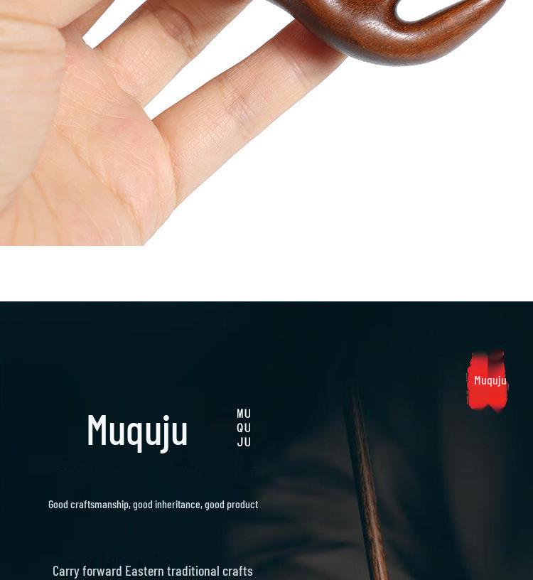 Неокрашенная золотая сандаловая расческа для массажа головы с множеством зубьев - Портативная и с мелкими зубьями для разглаживания меридианов