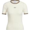 Женская облегающая футболка в рубчик Originals Цвет: вне белого Женская KS8494