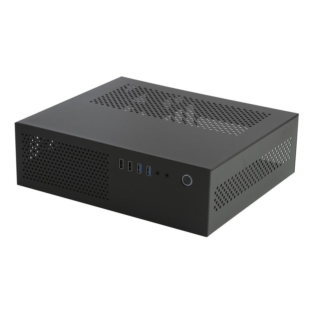 SKTC A10 Мини Горизонтальный/Вертикальный Корпус для HTPC Компьютера MATX 24x24 Материнская Плата Блок Питания 1U 7.3L
