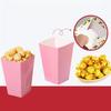 5x7x11.5cm Paper Candy Cartons Popcorn Box Party Supplies Pure Popcorn Boxes Snacks Food Tub Wedding Kids Birthday Supplies Disposable Dinnerware