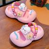 Детские сандалии и тапочки для девочек на лето Мультяшный милый душ в детской обуви из ЭВА Тапочки для мальчиков Детские милые тапочки