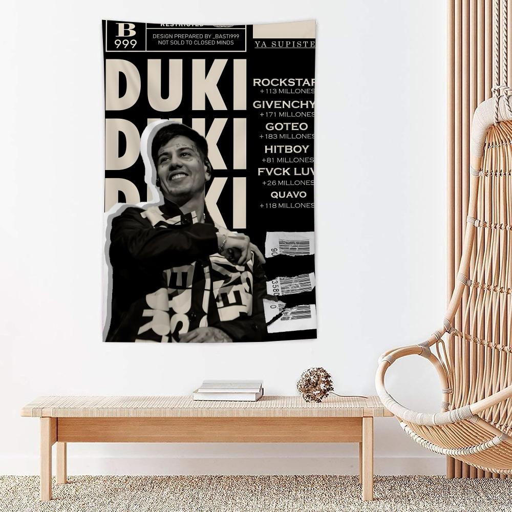 Singer Rapper Dduki Tapestry Microfiber Wall Hanging For Bedroom Living Room Decor Outdoor Festival Garden Bar Background