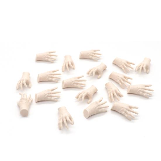 Broken Hand Halloween Prop Realistic Fake Human Hand Prank Toy for Stage Haunted House Halloween Party Accessory