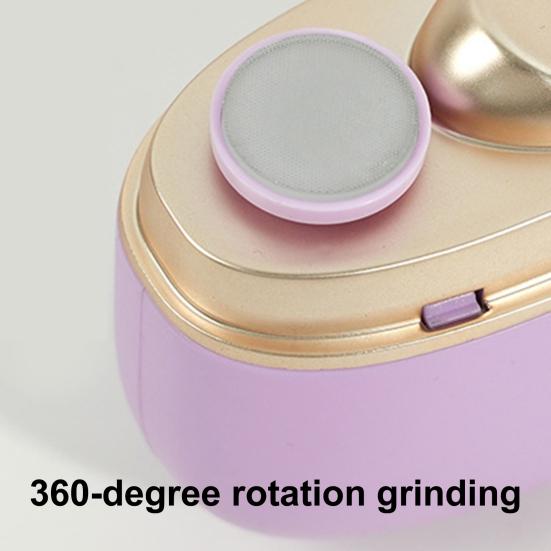 Автоматическая электрическая машинка для стрижки ногтей 2-в-1 триммер для ногтей для младенцев со светодиодной подсветкой дети взрослые пожилые маникюрная пилка кусачки для ногтей полировщик шлифовальная машинка