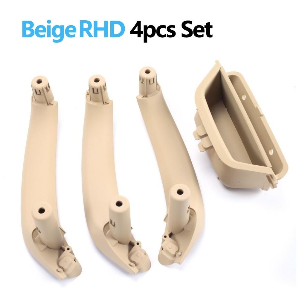 LHD RHD Interior Car Accessories Inner Door Armrest Panel Door Pull Handle Set For BMW X3 X4 F25 F26 2010-2016