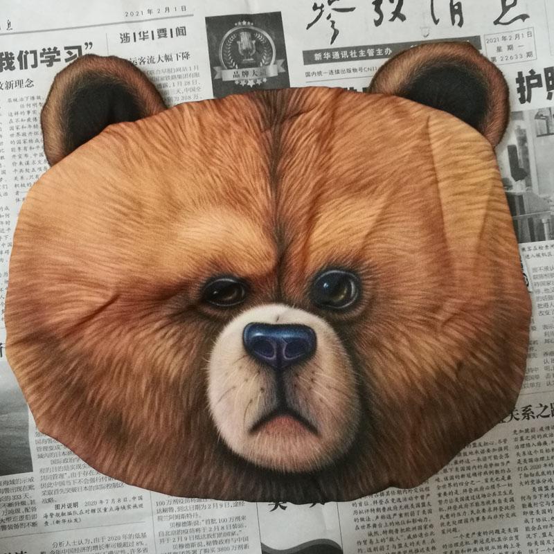 Креативная милая автомобильная наволочка с изображением кота, кролика, панды, животных, подголовник для лица, автомобильное сиденье, подушка для отдыха