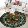 Butterfly Life Cycle Mandala Round Area Rug Under Office Chairs Bedroom Living Room Home Decor