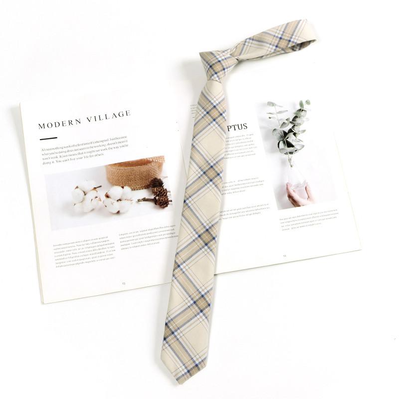 Детский галстук в клетку с ретро-клеткой для повседневной школьной носки