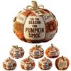 Fall for Jesus Patchwork Pumpkin Hand Stitched Fabric Pumpkin Christ Faith Gift Religious Autumn Home Accent for Farmhouse Dining Desk Bookshelf