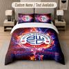 Custom Bedding Set Bolton Wanderers FC Pattern, Print Name Text 1 Duvet Cover plus 2 Pillowcases Home Textile