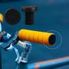 1 Pair Plastic Bar End Caps Anti-Vibration Bright Color Solid Wear-Resistant Bar End Plugs for Mountain Bikes