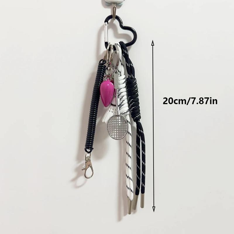 Yogodlns Модный цветной альпинистский канат сумка-подвеска мультфильм бадминтон кулон сумка кулон вечеринка подарки