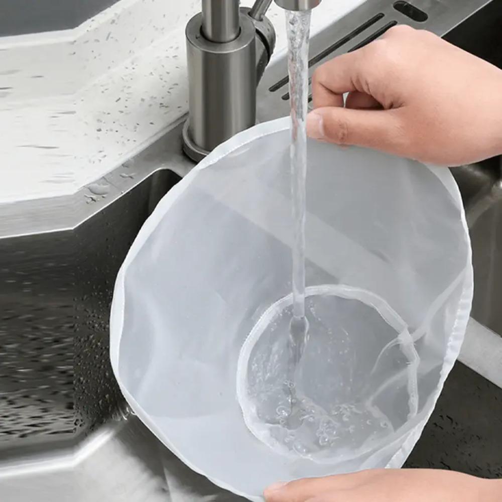 High-density Mesh Yogurt Filter Net Bowl Shape Soy Milk Strainer Soy Milk Filter Bag Wine