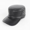 Male Genuine Cowhide Lerther Hats Men Autumn Winter Real Cowhide Lerther Hat Outdoor Keep Warm Natural Cow Leather Cap