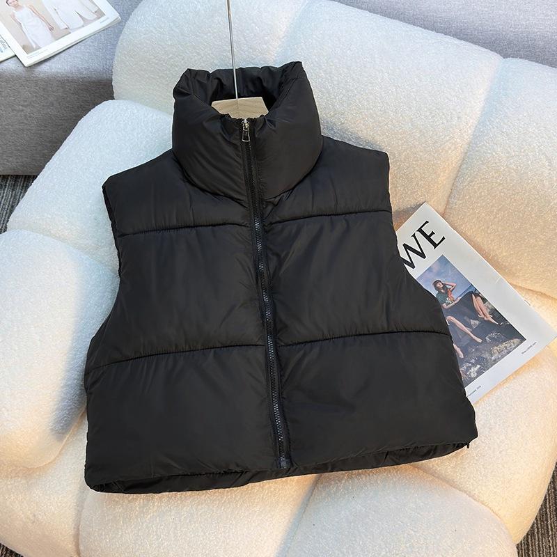 Cotton Vest Autumn and Winter Women's Cotton Vest Vest Short Sleeveless Cotton Vest Women